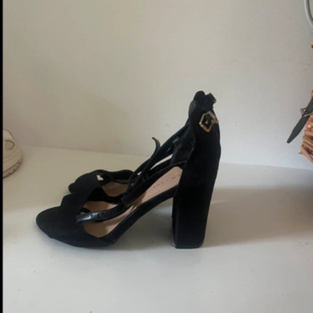 Black high heels